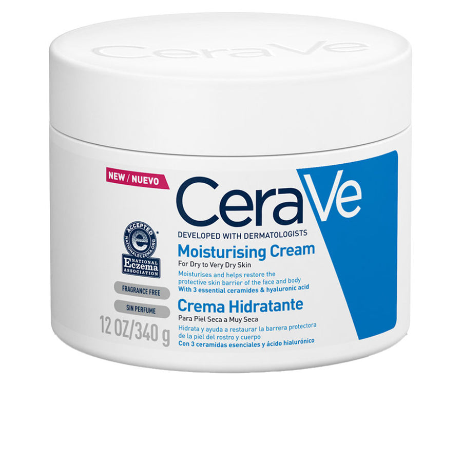 CREMA HIDRATANTE para rostro y cuerpo formulada con ácido hialurónico y ceramidas esenciales 340 gr