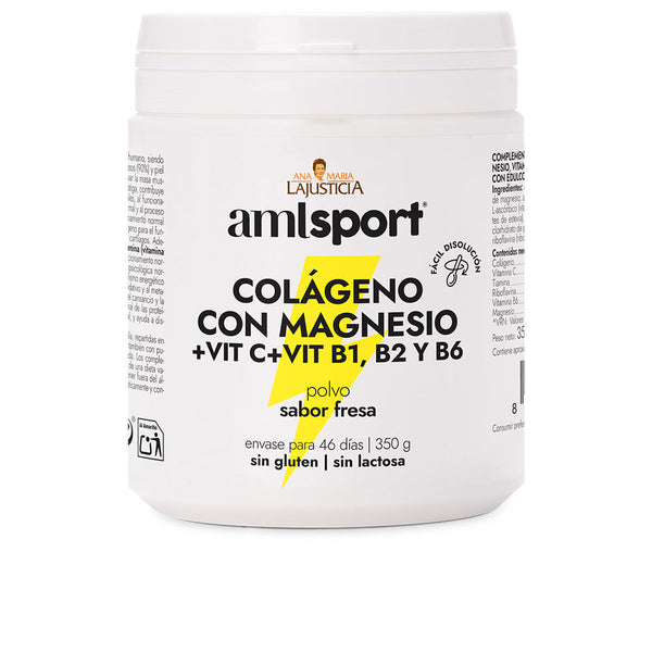 COLÁGENO CON MAGNESIO + VIT.C + VIT.B1.B2.B6 sabor fresa pol 350 gr
