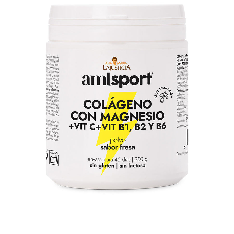 COLÁGENO CON MAGNESIO + VIT.C + VIT.B1.B2.B6 sabor fresa pol 350 gr
