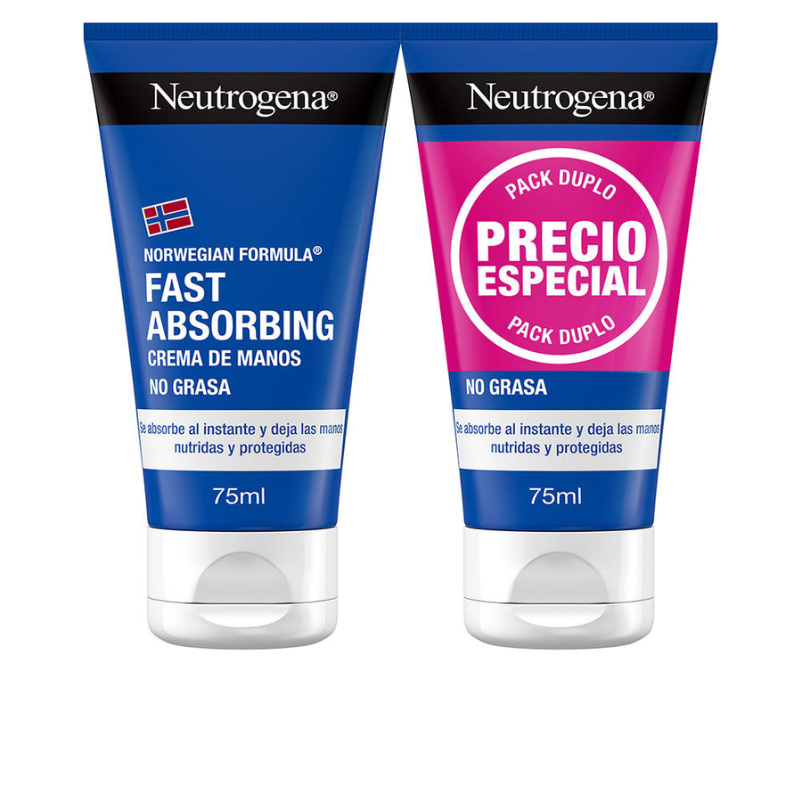 CREMA DE MANOS RÁPIDA ABSORCIÓN PACK 2 x 75 ml
