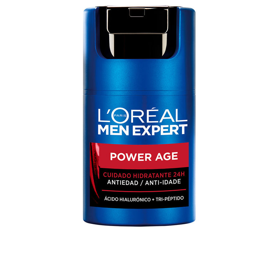 MEN EXPERT POWER AGE crema a.hialurónico anti-edad 50 ml