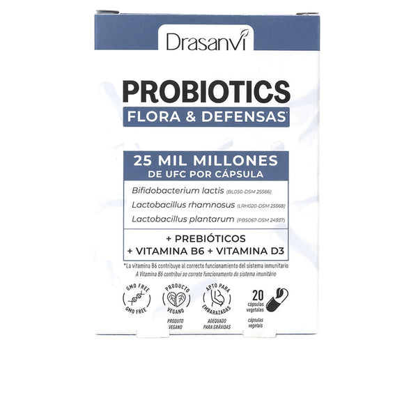 PROBIOTICS FLORA Y DEFENSAS cápsulas 20 u