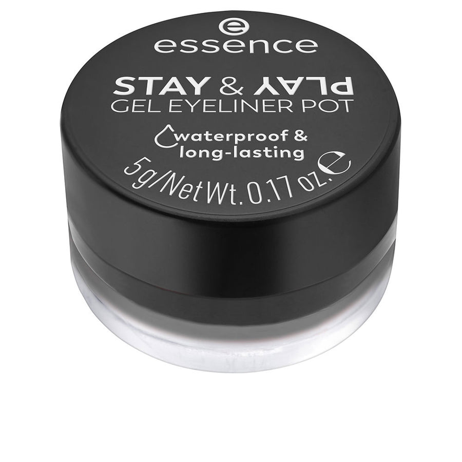 STAY & PLAY eyeliner gel en tarro #01-Black 5 gr