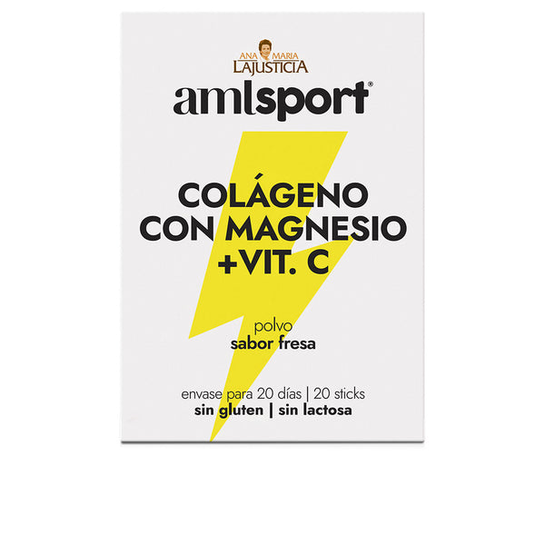 COLÁGENO CON MAGNESIO + VIT.C sabor fresa 20 sticks