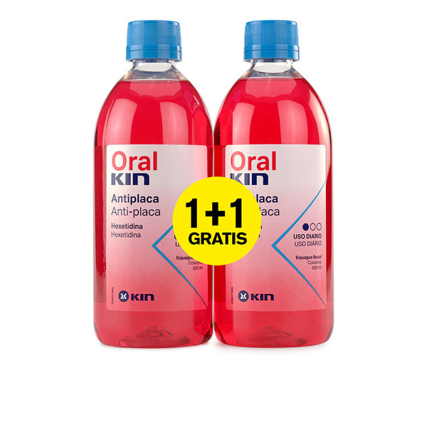 ORALKIN ENJUAGUE BUCAL ANTI-PLACA lote 2 pz