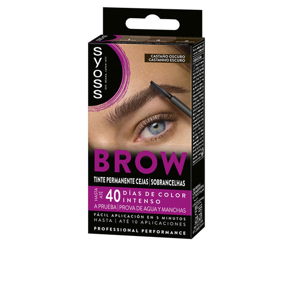 BROW TINT permanente cejas #Castaño Oscuro 1 u