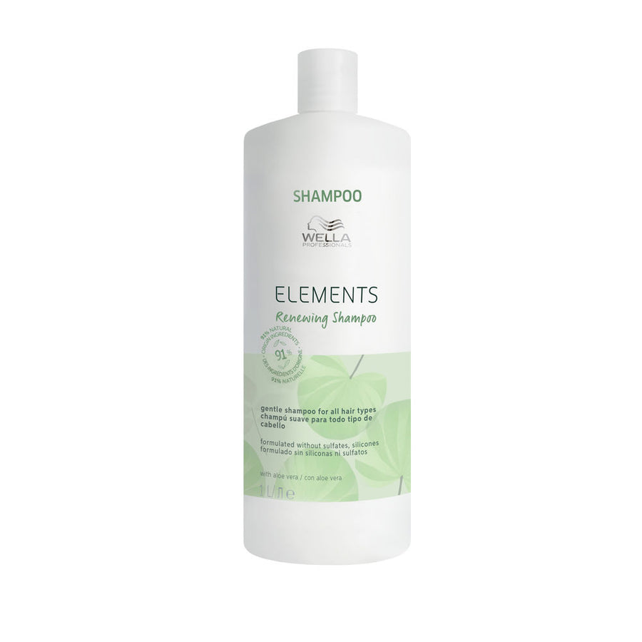 ELEMENTS Champú Renovador Suave Sin Sulfatos Todo tipo de Cabellos 1000 ml
