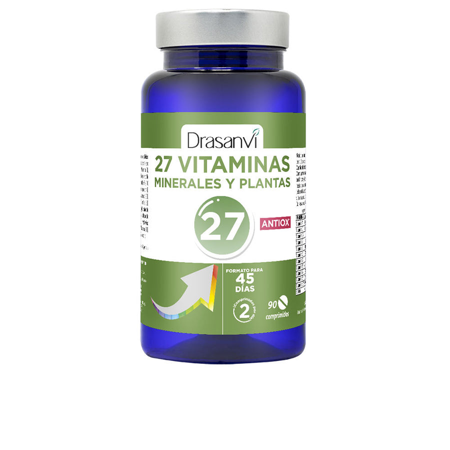 27 VITAMINAS + MINERALES Y PLANTAS ANTIOX comprimidos 90 u
