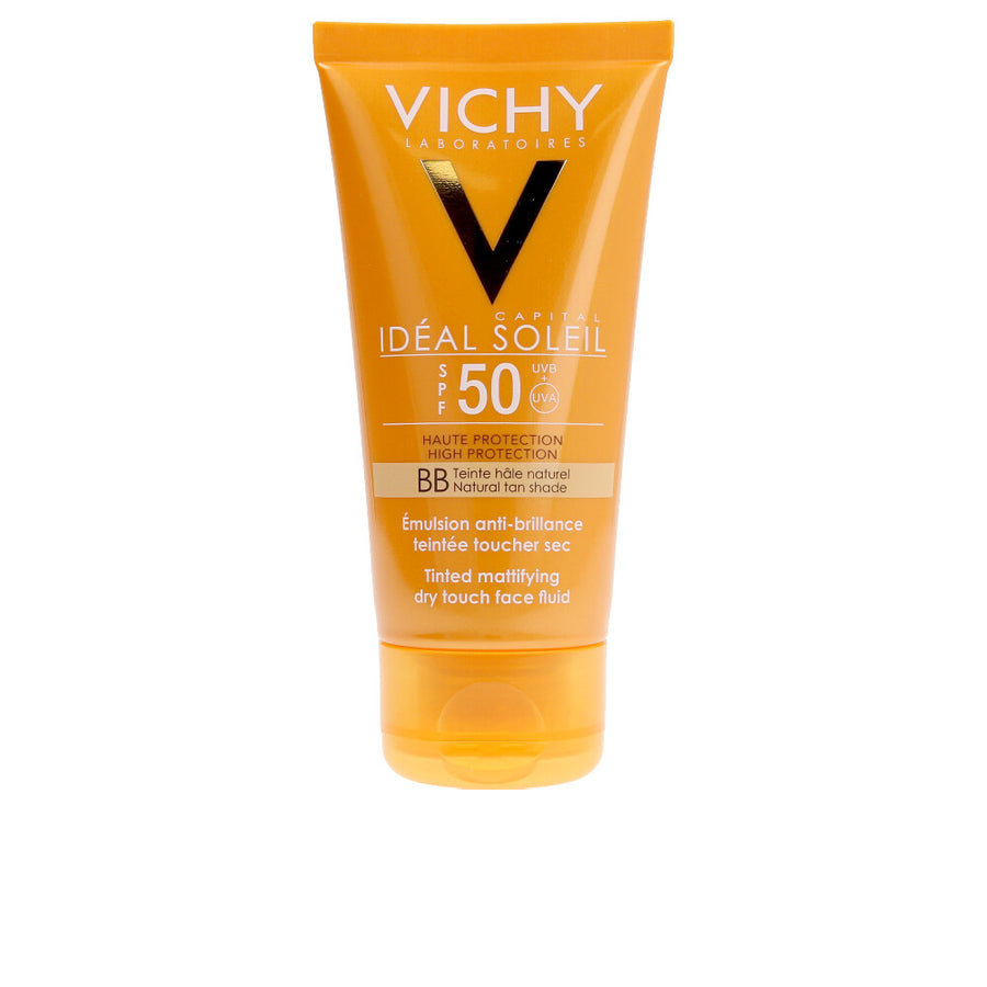 CAPITAL SOLEIL BB cream tacto seco emulsión de alta protección con color 50 ml