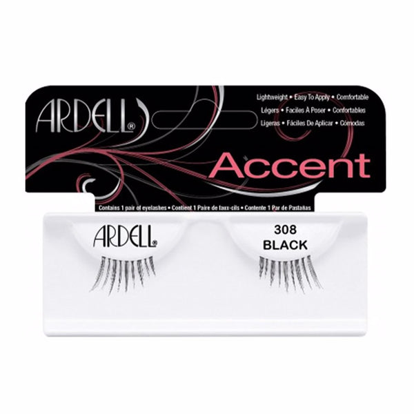 ACCENT pestañas #308-black 1 u