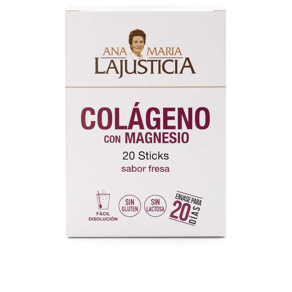 COLÁGENO CON MAGNESIO sabor fresa 20 sticks