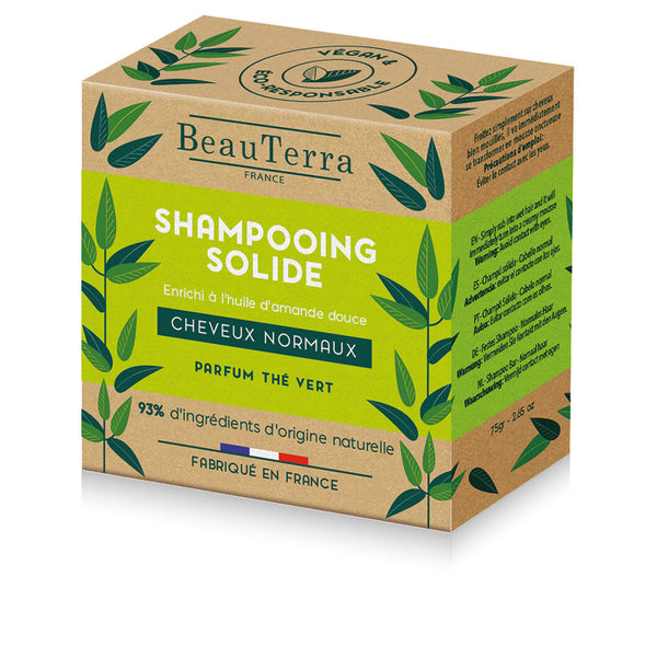 SOLIDE champú té verde 75 gr