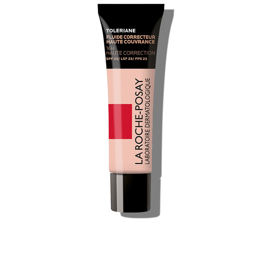 TOLERIANE base de maquillaje fluida correctora de alta cobertura, acabado mate SPF 25 #16 30 ml