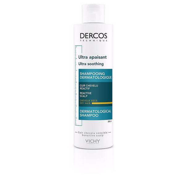 DERCOS champú ultracalmante cabello normal seco aporta confort durante 48 horas 200 ml