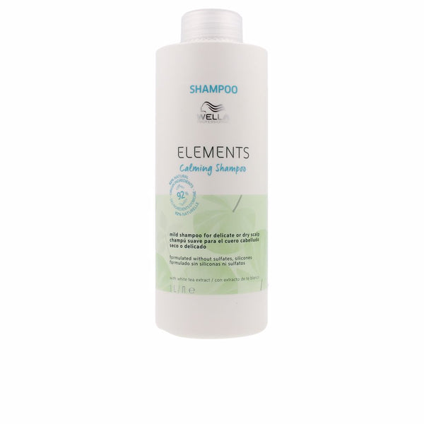 ELEMENTS Champú natural Calmante para cuero cabelludo seco o delicado 1000 ml