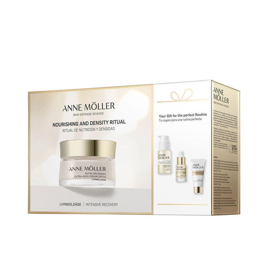 LIVINGOLDÂGE CREMA EXTRA RICA NUTRI-RECUPERADORA SPF15 ESTUCHE 4 pz