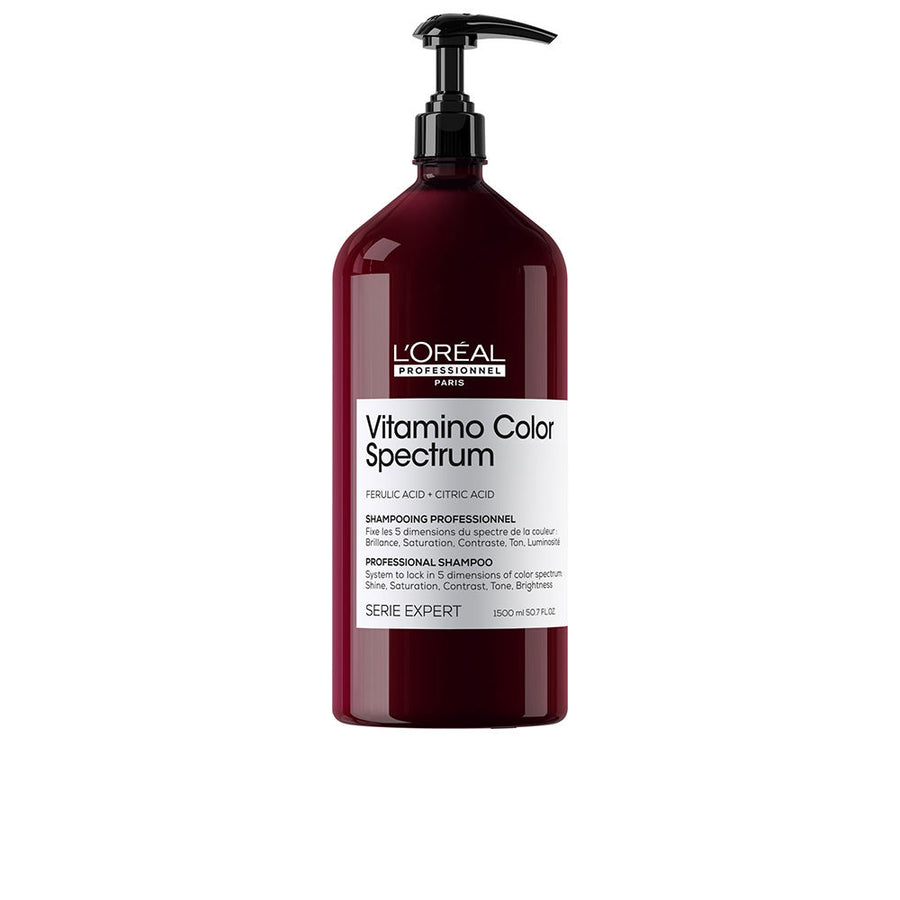 VITAMINO COLOR SPECTRUM champú sin sulfatos, para cabello teñido, fija el color 1500 ml