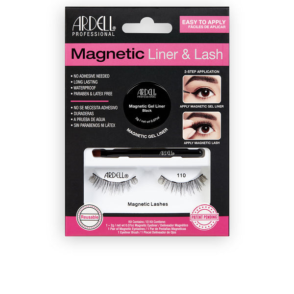 MAGNETIC LINER & LASH pestañas #110 + gel liner 3 u