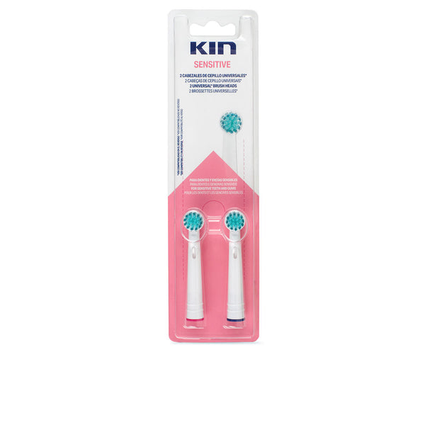 KIN SENSITIVE cabezal cepillo eléctrico universal 2 u