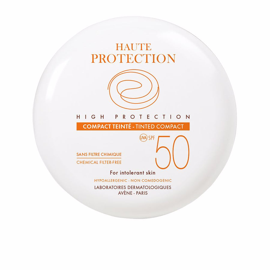 SOLAIRE COMPACTO con color alta protección SPF50 #arena 10 gr
