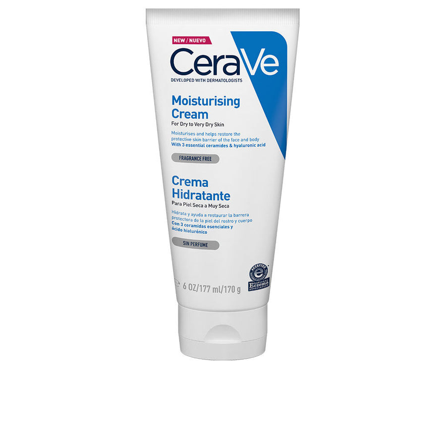 CREMA HIDRATANTE para rostro y cuerpo formulada con ácido hialurónico y ceramidas esenciales 170 gr